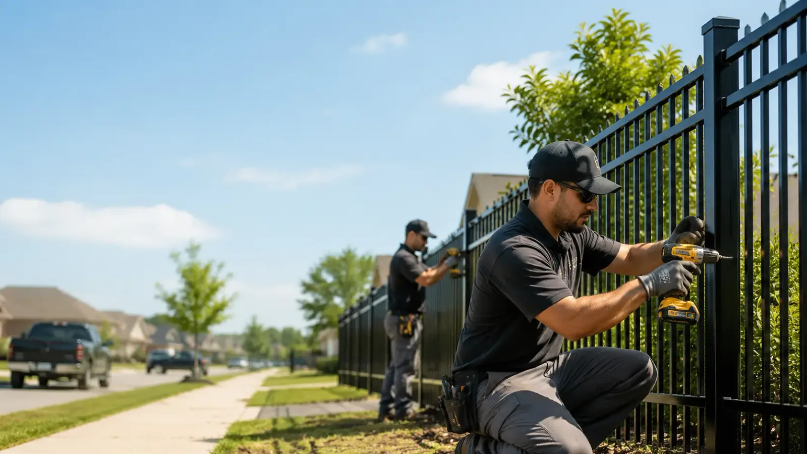 Metal Fence Installation in Billings, MO